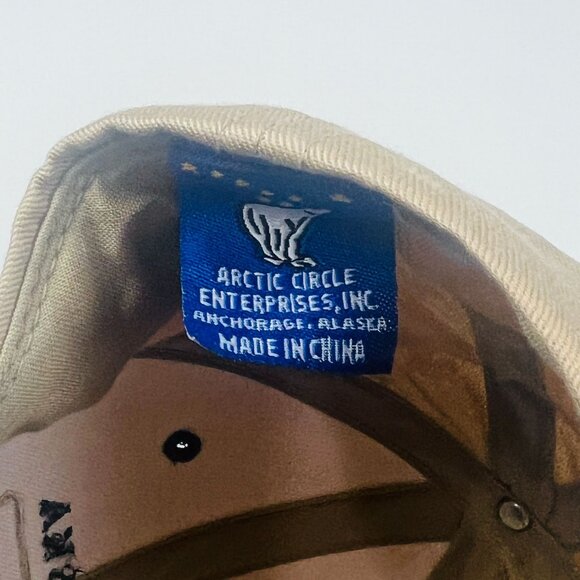 Alaska Wildlife Hat Embroidered Bald Eagle Bear Fish Adjustable Souvenir Cap - Picture 6 of 6